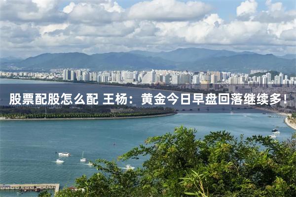 股票配股怎么配 王杨：黄金今日早盘回落继续多！